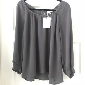 Joie sheer blouse; BRAND NEW!